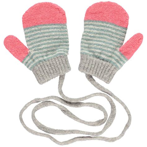Kids Merino Mittens On A String By Catherine Tough
