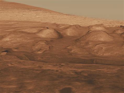 Suburban Spaceman Nasa Mars Rock Layers In Gale Crater