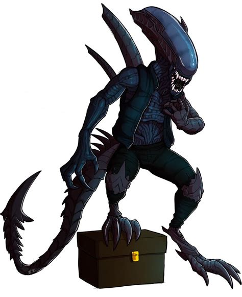 99509 Safe Artistcultmastersleet Alien Fictional Species Xenomorph Anthro Alien