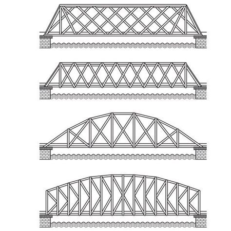 All Of The Triangles In These Bridges Make Them Strong Bridge