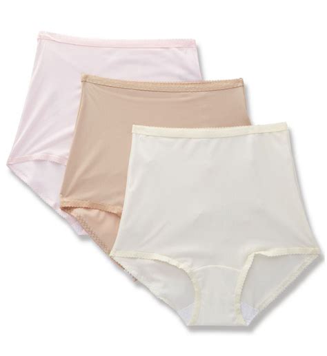 Women S Shadowline Pk Spandex Classics Brief Panty Pack Pink