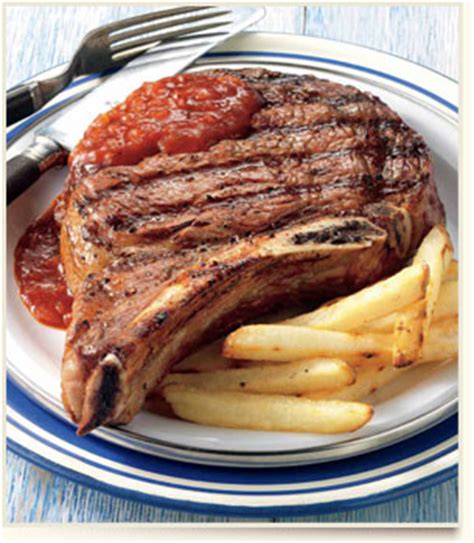 Go to a butcher, not a in this case, hot coals on 1/2 of weber kettle and a water pan and no coals on other half. Weber Gas Grills Web Site-Weber Gas Grill Recipe Bone-in ...