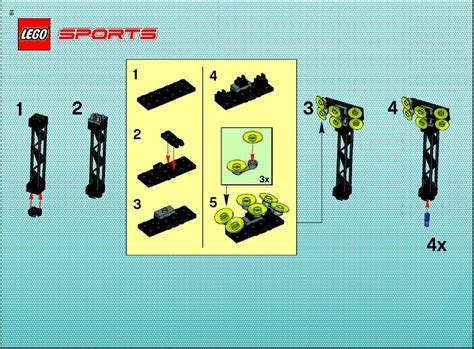 Lego m:tron mega core magnetizer #6989 instruction manual original booklet only. LEGO Grand Soccer Stadium Instructions 3569, Sport