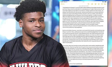 Cheer Star Jerry Harris Is Slammed By Victims Mom After He Received A