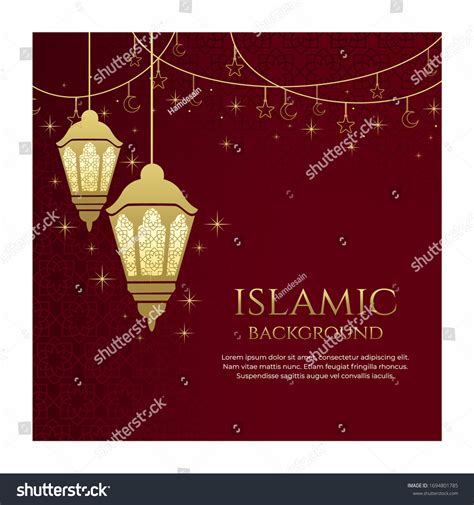 Islamic Background Design Ramadan Kareem Stock Vector Royalty Free