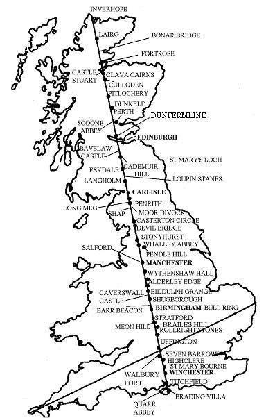 Ley Lines Map Of Britain Lay Lines
