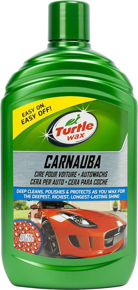 Amazonfr Turtle Wax 52857 Carnauba Liquide Cire De Voiture Detailing