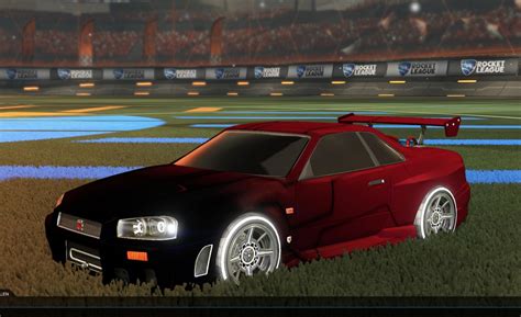 View 12 Best Nissan Skyline Rocket League Designs - Crackers Background HD