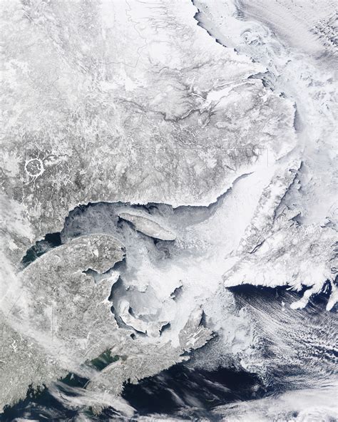 Satellite Image Photo Of Quebec And Eastern Canada