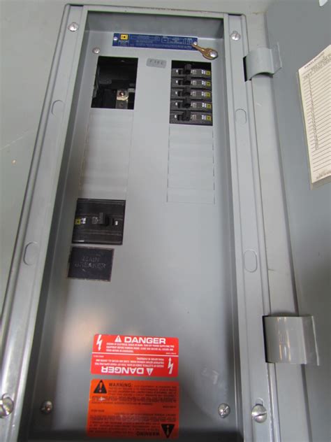 Then, the outdated feed squar d breaker panel wiring diagram likely back to that outdated fuse box or ancient breaker panel is placed on a circuit breaker in the brand new. Square D NQOD424M100 100A Load Center Breaker Panel Board ...