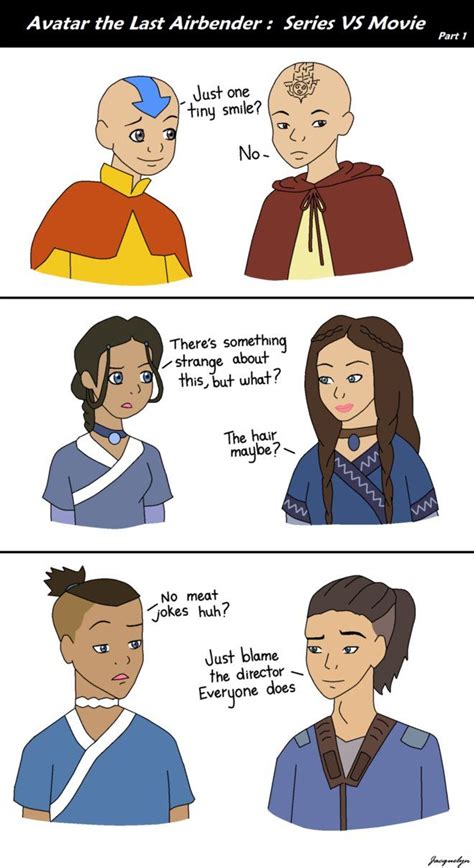 Series Vs Movie Part 1 By Jackie Lyn On Deviantart Avatar The Last Airbender Funny The Last