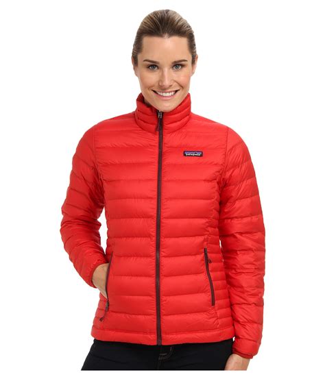 Patagonia Down Sweater Jacket In Red Lyst
