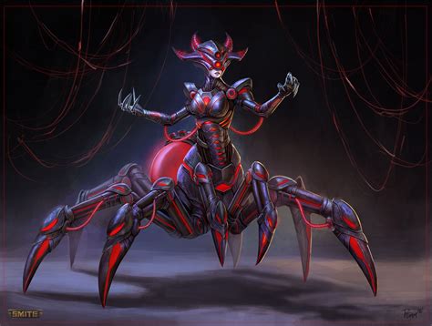 Grim Weaver Arachne Concept By Ptimm On Deviantart In Female Monster Transformers Girl