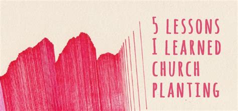 5 Lessons I Learned From Church Planting Churchplants