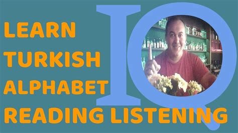 Turkish Alphabet Reading Listening Lessons Youtube