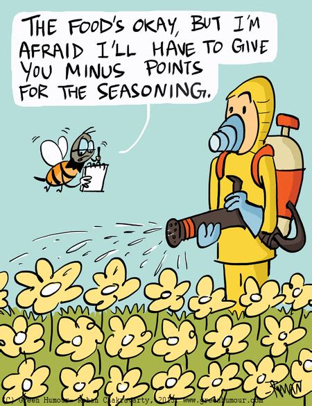 Green Humour Bees And Pesticides
