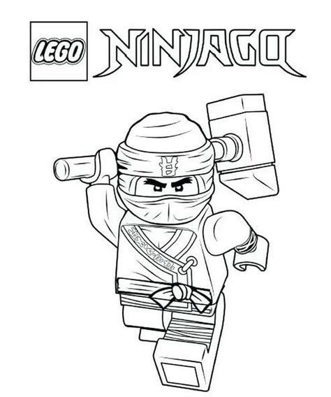 Fise De Colorat Cu Atacul Ninjago Cu Ciocanul Descărcați Imprimați