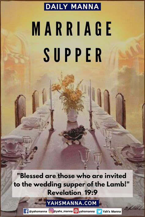 Blessed Are Those Who Are Invited To The Marriage Supper Of The Lamb