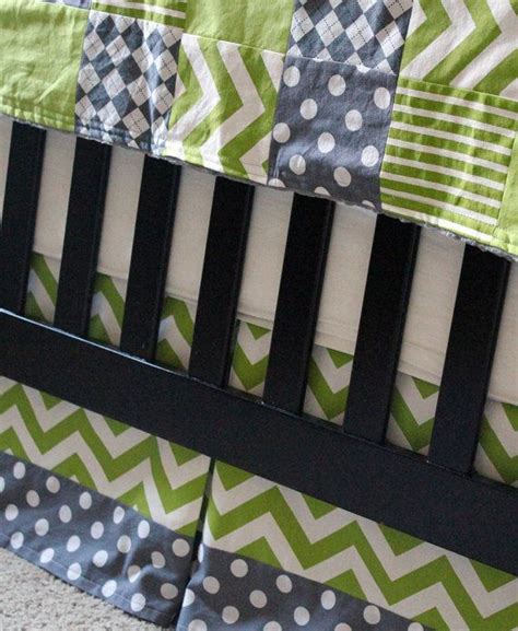 Lime green color could play an important role when you need ideas for decorating. Custom Crib Bedding Lime green and grey by GiggleSixBaby ...
