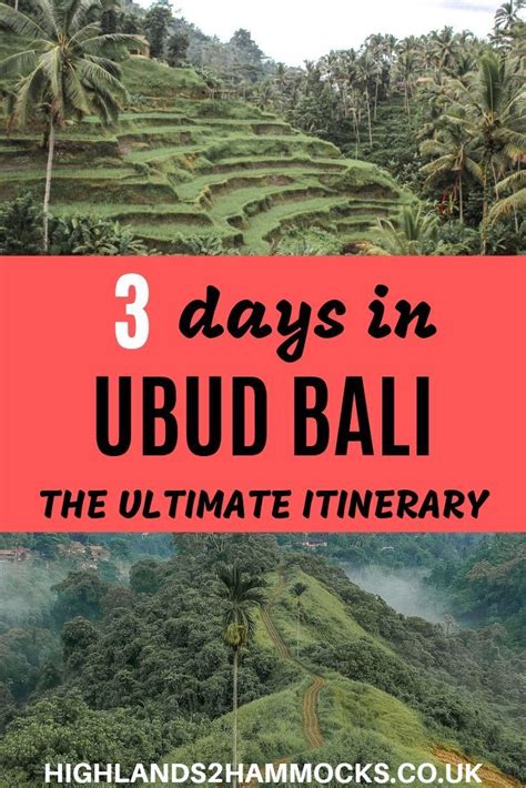 The Ultimate Itinerary For Ubud Three Days In The Jungle Highlands2hammocks Ubud Asia