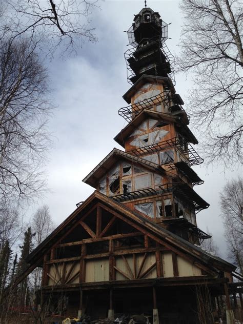 Maybe you would like to learn more about one of these? This Alaskan Log Cabin Tower House Looks Like a Dr. Suess ...