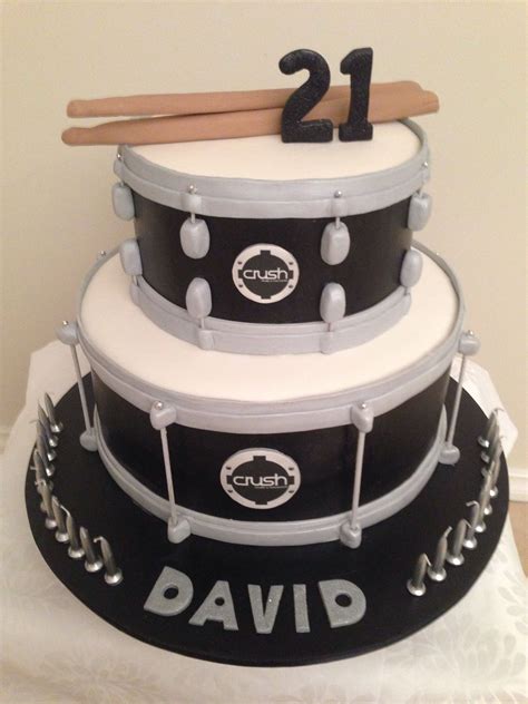 Drum Birthday Cake Snare Drum Cake Crush Drums Jojo B Drum Birthday