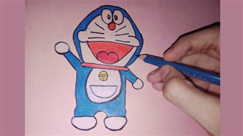 How To Draw Doraemon Step By Step Drawings For Kids Youtube