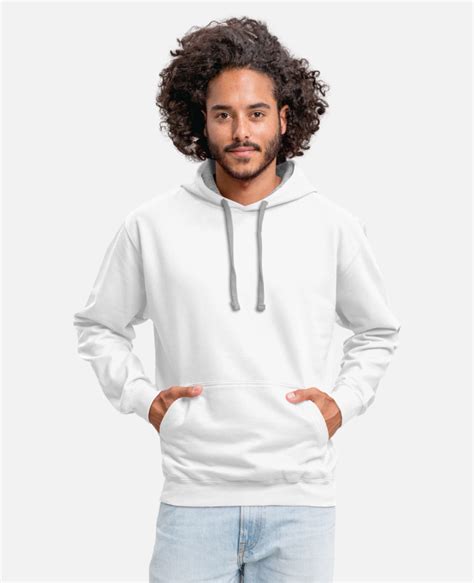 unisex contrast hoodie spreadshirt