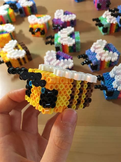 Buy 2 Or More Get 1 Mystery Bee Free Minecraft Bee 3d Perler Etsy