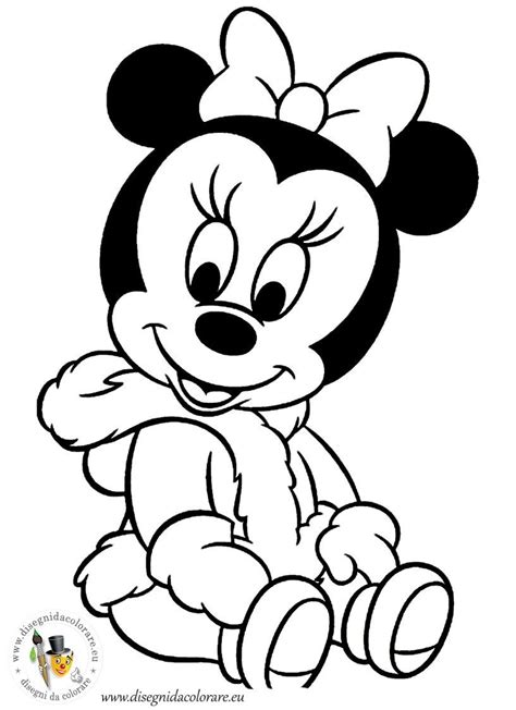 Baby Disney 8 Disegni Da Colorare Dei Cartoni Animati Cute