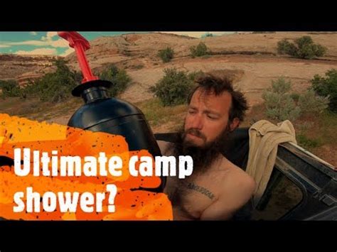 The Best Camp Shower Ever Simple Hot Cheap And Water Friendly Youtube