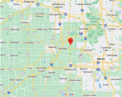 Granger Ohio Area Map And More