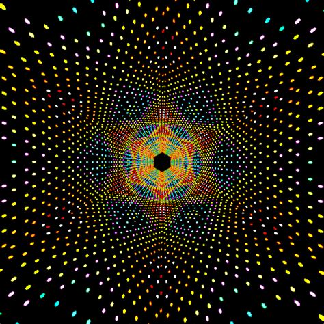 Hexeosis Optical Illusions Art Geometry Art Fractal Art