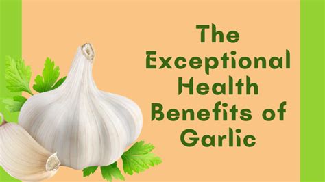 The Exceptional Health Benefits Of Garlic Walk In Lab