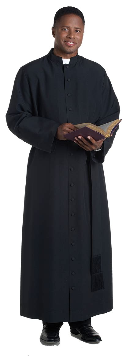 Black Clergy Cassock Clergy Apparel Church Robes