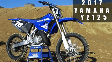 First Ride 2017 Yamaha Yz125 Motocross Action Magazine Youtube