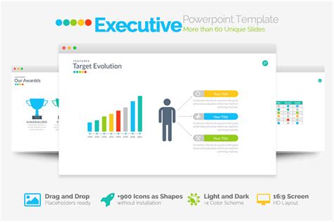 Executive Powerpoint Template ~ Presentation Templates ~ Creative Market