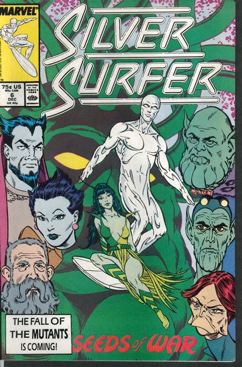 Silver Surfer 6 Marvel Comic Book 12 1987