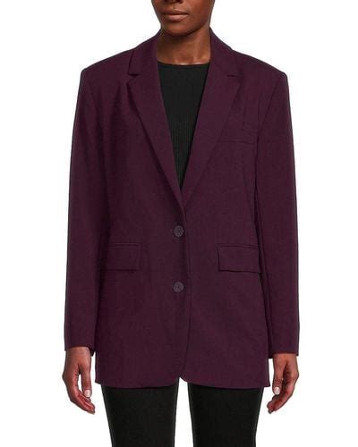Purple Calvin Klein Jackets For Women Lyst