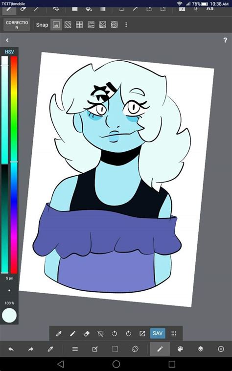 🔵⚫precious Blue Nugget Redraw ⚫🔵 Steven Universe Amino