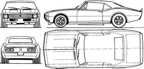 1969 Camaro Drawing Proportions