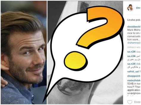David Beckham Nowy Tatuaż To Dzieło Sztuki Takie Coś Można W Ogóle
