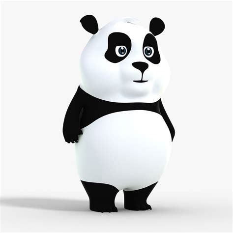 Thetrigger ag implies that avatars will not collide with the object; cartoon panda 3d model
