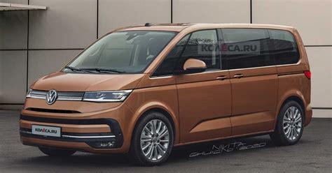 This first image gives little away about the new transporter's styling, but it'll likely be an evolution of the outgoing model's design, albeit with a few touches lifted from the brand's current. VW T7 2021: Έρχεται το νέο Transporter!