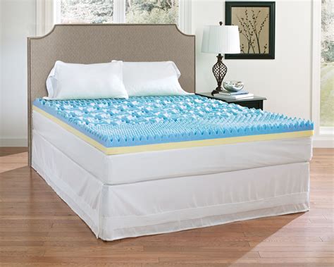 From cushioning to support, we highlight what lands these toppers at the top of the lucid mattress topper is an affordable, 4 gel memory foam mattress topper that's available in all mattress sizes and has special cooling features. Contura Comfort Temp 4" Gel Memory Foam Mattress Topper ...