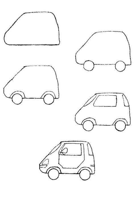 Either draw the cars freehand while looking at your computer monitor or print out each project to get a closer look at each step. child drawing cars - Google Search (With images) | Drawing ...