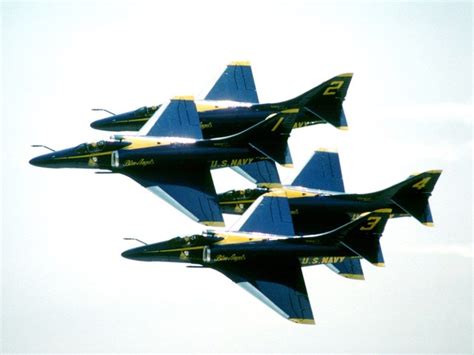 Anniversary Photo Gallery Of The A 4 Skyhawk Blue Angels Air Show