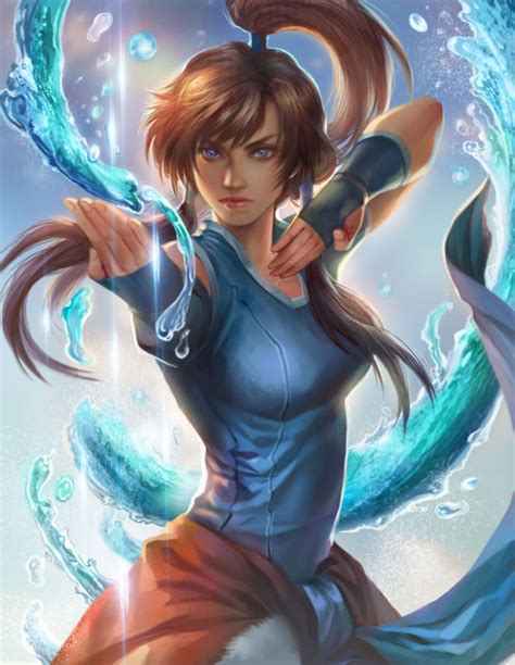 Dance With Water Legend Of Korra Fan Art By Yan Fan Avatar Characters