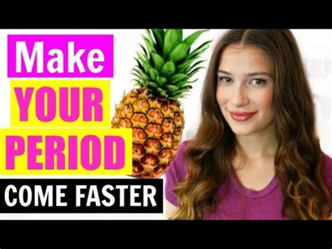 How to make your period come faster. 5 Ways To Make Your PERIOD Come Faster!!! - YouTube