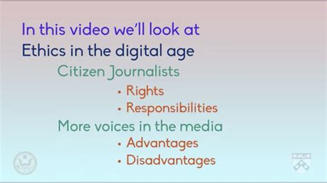 New Media Challenges Ethics In The Digital Age Youtube